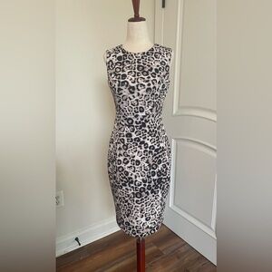 Calvin Klein Leopard Print Dress